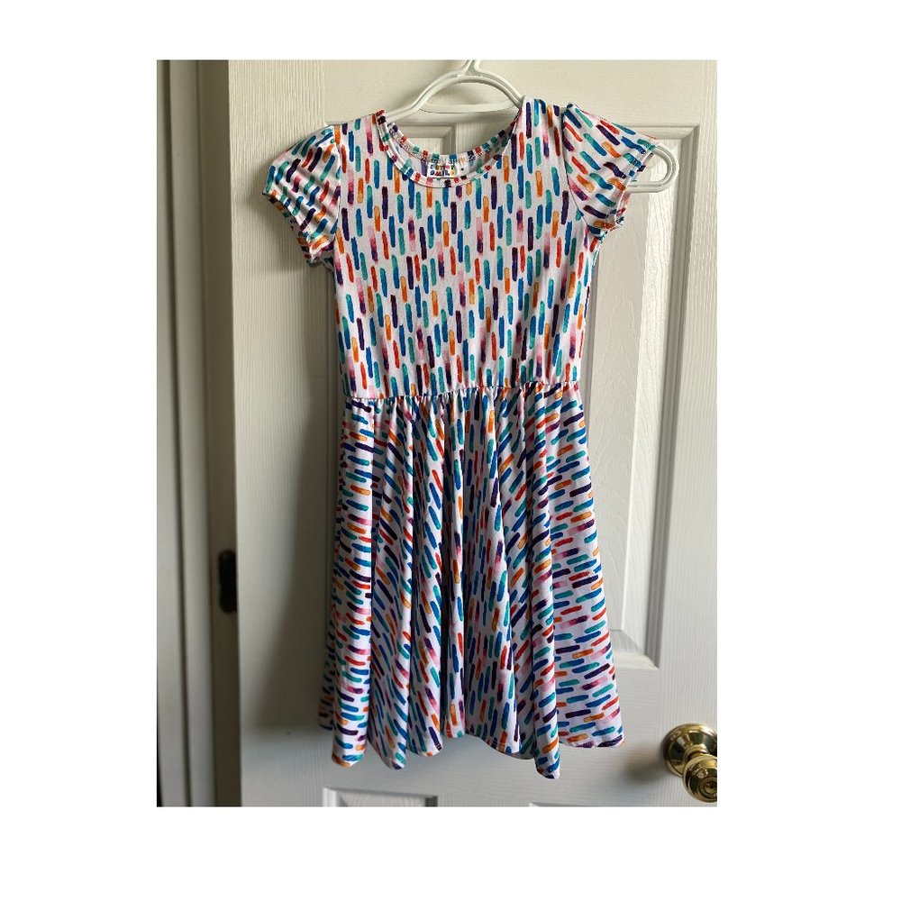 Girls 5/6 Dot Dot Smile Dress